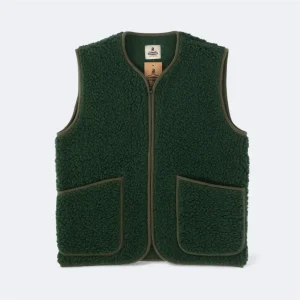 PEPITKO WOOL VEST - Dark Green