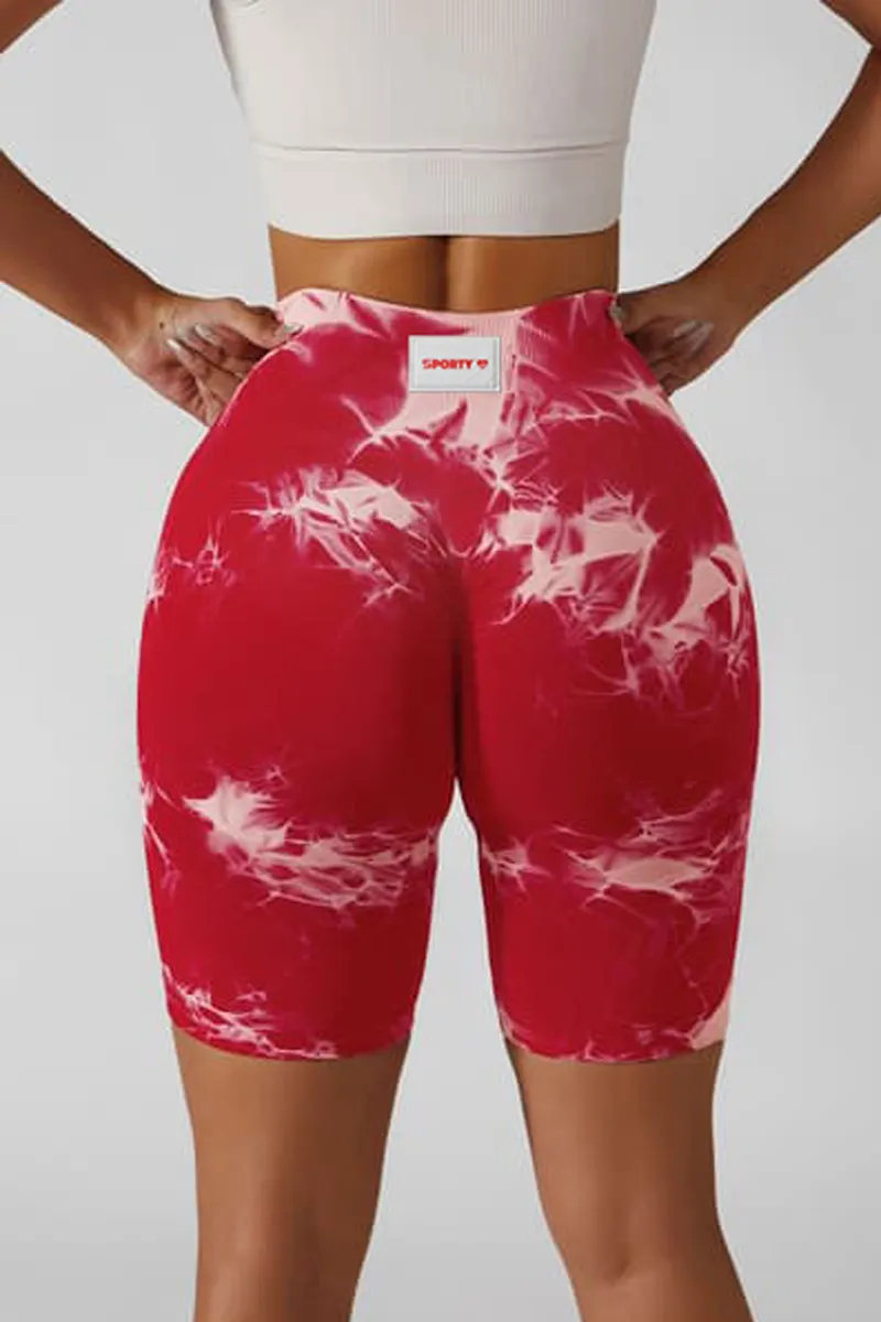 Tie Dye Scrunch Shorts - Image 4