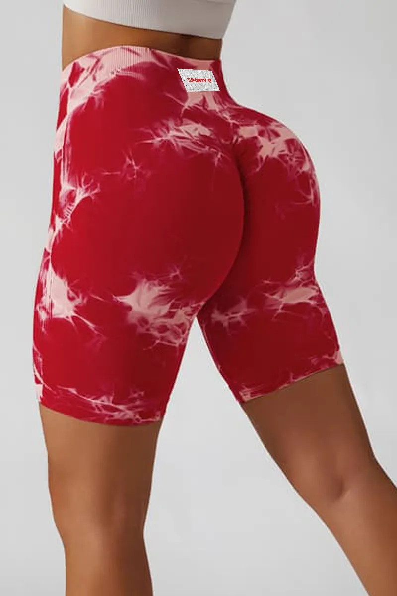 Tie Dye Scrunch Shorts - Image 2