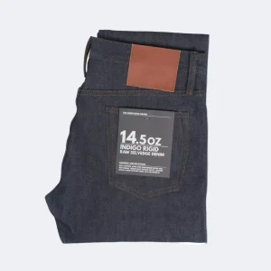 UB201 Indigo Rigid Raw Selvedge Denim - Tapered Fit 14.5 oz